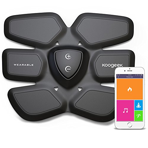 Koogeek Aparato Abdominal Training Gear Inteligente Estimulación Muscular Quema de Grasa para Abdomen Fitness Gear con Carga Pad Inalambrica App Gratis Andriod IOS Koogeek Aparato Abdominal Training Gear Inteligente Estimulación Muscular Quema de Grasa para Abdomen Fitness Gear con Carga Pad Inalambrica App Gratis Andriod IOS