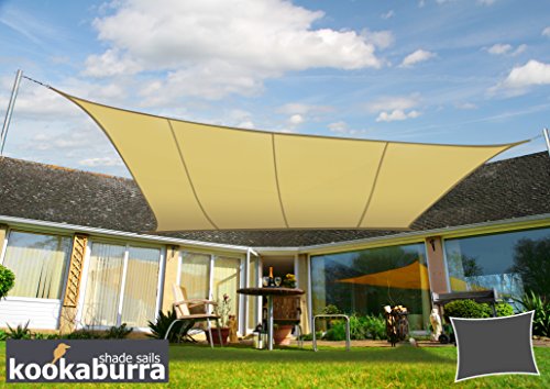 Kookaburra - Toldo de recepción de 4 m x 3 m, rectangular, color arena del desierto, aireado e impermeable Kookaburra - Toldo de recepción de 4 m x 3 m, rectangular, color arena del desierto, aireado e impermeable