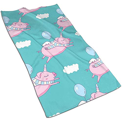 KOOOLPUN Fondo Transparente Patrón Lindo Cerdo como Toalla de Pelo de Microfibra Pegasus, Toallas-paño de Cocina, Toalla de Secado rápido Deportiva Personalizada Impresa KOOOLPUN Fondo Transparente Patrón Lindo Cerdo como Toalla de Pelo de Microfibra Pegasus, Toallas-paño de Cocina, Toalla de Secado rápido Deportiva Personalizada Impresa