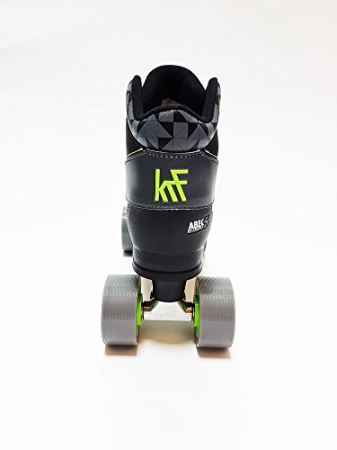 KRF Hockey Chronos Patines en Paralelo, Hombre, Negro/Verde, 34 KRF Hockey Chronos Patines en Paralelo, Hombre, Negro/Verde, 34