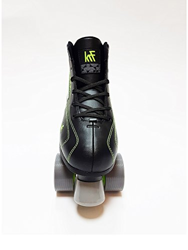 KRF Hockey Chronos Patines en Paralelo, Hombre, Negro/Verde, 34 KRF Hockey Chronos Patines en Paralelo, Hombre, Negro/Verde, 34