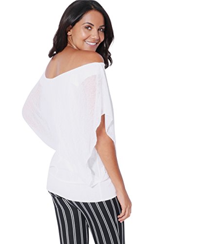 KRISP 6093-WHT-XLXXL, Blusa Mujer Ancha Barata Elegante Fiesta, Blanco (6093), XL/XXL (48) KRISP 6093-WHT-XLXXL, Blusa Mujer Ancha Barata Elegante Fiesta, Blanco (6093), XL/XXL (48)