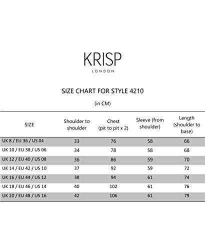 KRISP Body Mujer Básico Escote Barato Top Camiseta Ajustado Elástico Manga Larga KRISP Body Mujer Básico Escote Barato Top Camiseta Ajustado Elástico Manga Larga