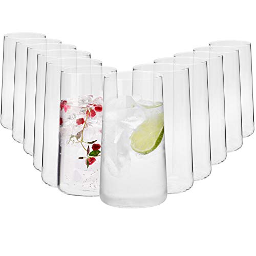 Krosno Grande Vasos de Agua Highball | Set 12 Piezas | 540 ML | Avant-Garde Collection Uso en Casa, Restaurante y en Fiestas | Apto para Microondas y Lavavajillas Krosno Grande Vasos de Agua Highball | Set 12 Piezas | 540 ML | Avant-Garde Collection Uso en Casa, Restaurante y en Fiestas | Apto para Microondas y Lavavajillas