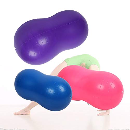 KRUIHAN Cacahuete en Forma de Yoga Pelota Ejercicio en Casa Deportes Gimnasio Pérdida de Peso Equilibrio Entrenamiento de Terapia Fsica Equipo(Púrpura) KRUIHAN Cacahuete en Forma de Yoga Pelota Ejercicio en Casa Deportes Gimnasio Pérdida de Peso Equilibrio Entrenamiento de Terapia Fsica Equipo(Púrpura)