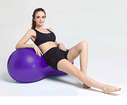 KRUIHAN Cacahuete en Forma de Yoga Pelota Ejercicio en Casa Deportes Gimnasio Pérdida de Peso Equilibrio Entrenamiento de Terapia Fsica Equipo(Púrpura) KRUIHAN Cacahuete en Forma de Yoga Pelota Ejercicio en Casa Deportes Gimnasio Pérdida de Peso Equilibrio Entrenamiento de Terapia Fsica Equipo(Púrpura)
