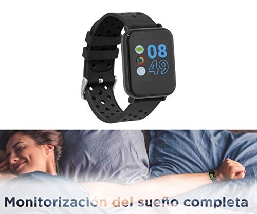 Ksix Fitness Band Cube HR 2 Pulsera Deportiva HR con Monitor CARDÍACO 24 H, 1