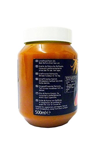 KTC - Aceite de palma sin refinar - 500 ml