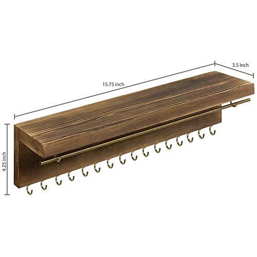 KTESL Almacenamiento De Madera del Estante De Hierro Forjado hasta El Gancho Sostenedor del Gancho De La Joyería Pendiente del Collar del Hogar del Soporte De Exhibición (Color : C1) KTESL Almacenamiento De Madera del Estante De Hierro Forjado hasta El Gancho Sostenedor del Gancho De La Joyería Pendiente del Collar del Hogar del Soporte De Exhibición (Color : C1)