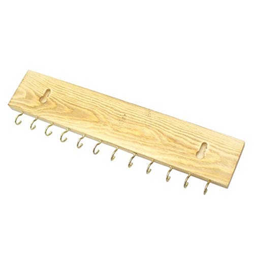 KTESL Almacenamiento De Madera del Estante De Hierro Forjado hasta El Gancho Sostenedor del Gancho De La Joyería Pendiente del Collar del Hogar del Soporte De Exhibición (Color : C1) KTESL Almacenamiento De Madera del Estante De Hierro Forjado hasta El Gancho Sostenedor del Gancho De La Joyería Pendiente del Collar del Hogar del Soporte De Exhibición (Color : C1)