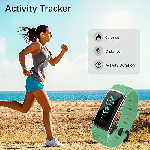 KUNGIX Pulsera Actividad Inteligente, Impermeable IP68 Pulsera Inteligente 0,96 Pulgadas Pantalla Color, Monitor Ritmo Cardíaco y Sueño 14 Modos de Deporte Mujer Hombre Niño Smartwatch Android y iOS KUNGIX Pulsera Actividad Inteligente, Impermeable IP68 Pulsera Inteligente 0,96 Pulgadas Pantalla Color, Monitor Ritmo Cardíaco y Sueño 14 Modos de Deporte Mujer Hombre Niño Smartwatch Android y iOS