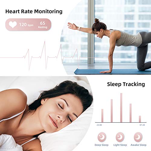 KUNGIX Smartwatch, Reloj Inteligente Impermeable Táctil Completa 5ATM con Podómetro Caloría GPS, Pulsera de Actividad Inteligente con Monitor de Sueño Pulsómetro, para Hombre Mujer niños KUNGIX Smartwatch, Reloj Inteligente Impermeable Táctil Completa 5ATM con Podómetro Caloría GPS, Pulsera de Actividad Inteligente con Monitor de Sueño Pulsómetro, para Hombre Mujer niños