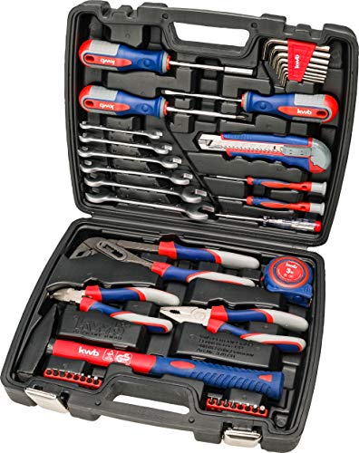 kwb 370733 Maletín de herramientas con puntas de atornillar, 42 piezas, relleno, resistente y de alta calidad, ideal para el hogar o el garaje, certificado GS, Blowmould-Koffer kwb 370733 Maletín de herramientas con puntas de atornillar, 42 piezas, relleno, resistente y de alta calidad, ideal para el hogar o el garaje, certificado GS, Blowmould-Koffer