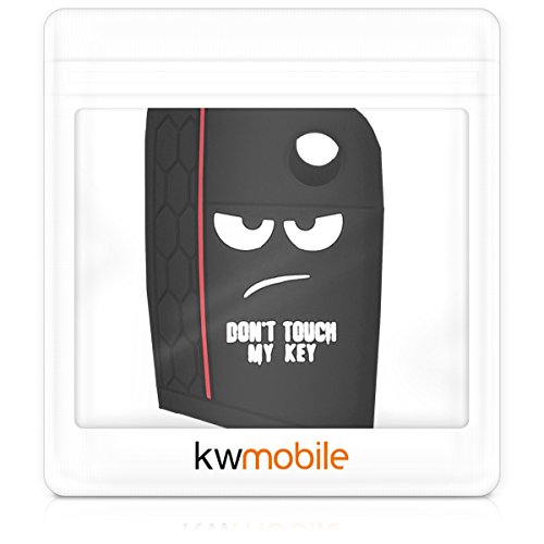 kwmobile Funda Compatible con VW Golf 7 MK7 Llave de Coche de 3 Botones - Carcasa Protectora Suave de Silicona - Don't Touch my Key kwmobile Funda Compatible con VW Golf 7 MK7 Llave de Coche de 3 Botones - Carcasa Protectora Suave de Silicona - Don't Touch my Key
