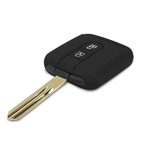 kwmobile Funda de Silicona Compatible con Nissan Llave de Coche de 2 Botones - Carcasa Suave de Silicona - Case Mando de Auto Negro kwmobile Funda de Silicona Compatible con Nissan Llave de Coche de 2 Botones - Carcasa Suave de Silicona - Case Mando de Auto Negro
