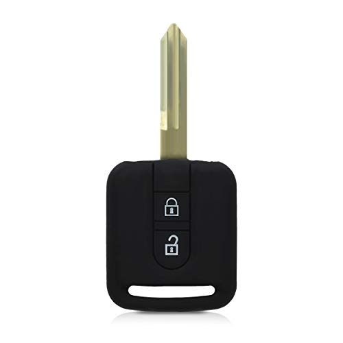 kwmobile Funda de Silicona Compatible con Nissan Llave de Coche de 2 Botones - Carcasa Suave de Silicona - Case Mando de Auto Negro kwmobile Funda de Silicona Compatible con Nissan Llave de Coche de 2 Botones - Carcasa Suave de Silicona - Case Mando de Auto Negro