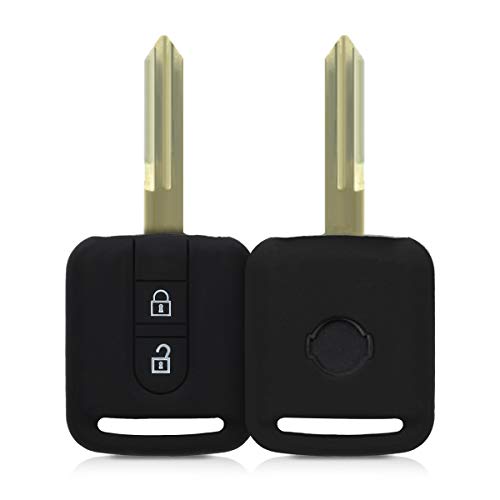 kwmobile Funda de Silicona Compatible con Nissan Llave de Coche de 2 Botones - Carcasa Suave de Silicona - Case Mando de Auto Negro kwmobile Funda de Silicona Compatible con Nissan Llave de Coche de 2 Botones - Carcasa Suave de Silicona - Case Mando de Auto Negro