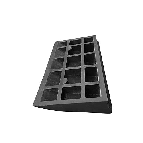 KYEEY Rampas de umbral Goma Largo del Camino Mats Paso Alquiler de rampa para Silla de Ruedas de la Motocicleta del vehícul (Color : Black, Size : 50x28x7.5cm) KYEEY Rampas de umbral Goma Largo del Camino Mats Paso Alquiler de rampa para Silla de Ruedas de la Motocicleta del vehícul (Color : Black, Size : 50x28x7.5cm)