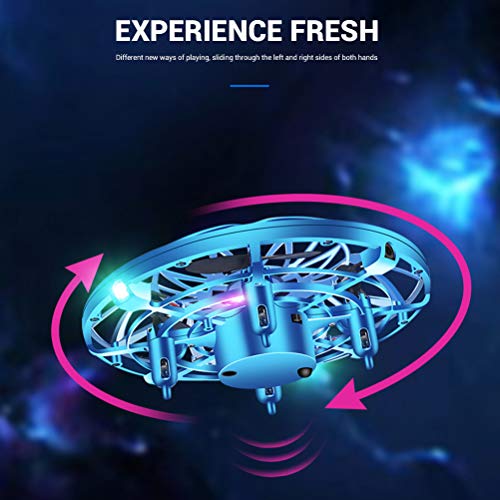 Kylewo Mini Drone para niños, UFO Toy RC Flying Ball, 360 ° Rotación Libre Hover Helicopter Principiante Drone Flying Toy Kylewo Mini Drone para niños, UFO Toy RC Flying Ball, 360 ° Rotación Libre Hover Helicopter Principiante Drone Flying Toy