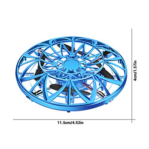 Kylewo Mini Drone para niños, UFO Toy RC Flying Ball, 360 ° Rotación Libre Hover Helicopter Principiante Drone Flying Toy