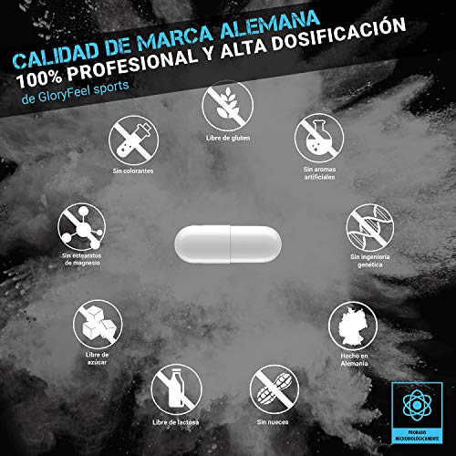 L Carnitina Pura 2000 mg - 140 Cápsulas Veganas - Potente Quemagrasas con 3000 mg L-Carnitina Tartrato - Suplemento deportivo natural para la perdida de peso