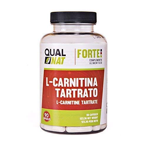 L-Carnitina Tartrato Cápsulas |Suplemento Natural| Potente-90 Cápsulas- Qualnat