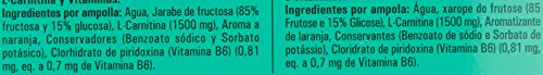 L Carnitina + Vitamina B6 - 1500 mg por ampolla -L-carnitina NutriDX L Carnitina + Vitamina B6 - 1500 mg por ampolla -L-carnitina NutriDX