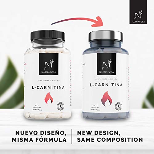 L-Carnitina.Complemento Alimenticio de L-Carnitina. Potente quemagrasas para adelgazar.Suplemento deportivo de alta concentración para mejorar el rendimiento, resistencia y recuperación.120 cápsulas.