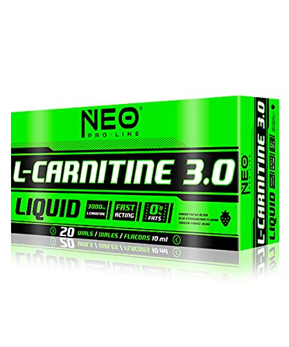 L-CARNITINE 3.0 FRESA ACIDA 20 VIALES-10 ml - Suplementos Alimentación y Suplementos Deportivos – NEO PRO-LINE