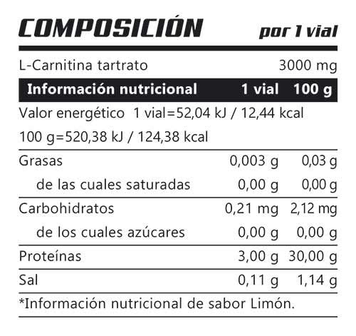 L-CARNITINE 3.0 LIMA-LIMON 20 VIALES-10 ml - Suplementos Alimentación y Suplementos Deportivos – NEO PRO-LINE