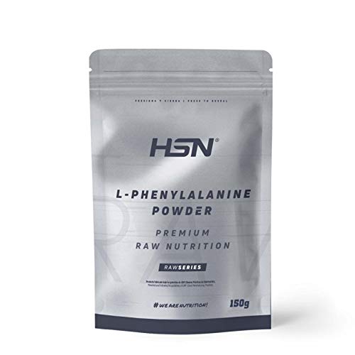 L-Fenilalanina de HSN | L-Phenylalanine Powder | 100% Pura en Polvo | Aminoácidos Esencial | Suplemento para Masa Muscular | Vegano, Sin Gluten, Sin Lactosa, Sabor Natural, En Polvo, 150 gr L-Fenilalanina de HSN | L-Phenylalanine Powder | 100% Pura en Polvo | Aminoácidos Esencial | Suplemento para Masa Muscular | Vegano, Sin Gluten, Sin Lactosa, Sabor Natural, En Polvo, 150 gr
