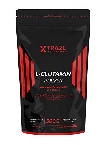 L-Glutamina en Polvo 500 g, Sin Sabor Alta Dosis Vegana, 100% Pura, Natural Suplemento sin Aditivos Innecesarios, Made in Germany, Aminoácido para el Entrenamiento con Pesas, Musculación, Fitness L-Glutamina en Polvo 500 g, Sin Sabor Alta Dosis Vegana, 100% Pura, Natural Suplemento sin Aditivos Innecesarios, Made in Germany, Aminoácido para el Entrenamiento con Pesas, Musculación, Fitness