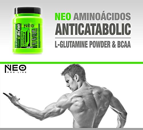 L-GLUTAMINE & BCAA FRESA ACIDA 600 g - Suplementos Alimentación y Suplementos Deportivos – NEO PRO-LINE