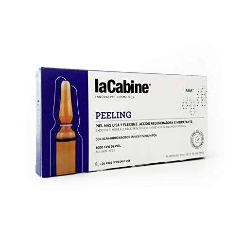 La Cabine Ampollas Peeling - Peeling Químico Facial - Renovación total de la Piel: Exfoliante, Antiarrugas, Antiacné y Antimanchas - 10x2ml La Cabine Ampollas Peeling - Peeling Químico Facial - Renovación total de la Piel: Exfoliante, Antiarrugas, Antiacné y Antimanchas - 10x2ml