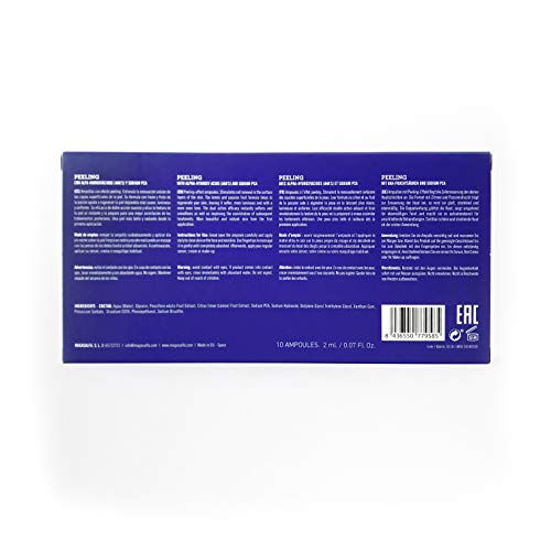 La Cabine Ampollas Peeling - Peeling Químico Facial - Renovación total de la Piel: Exfoliante, Antiarrugas, Antiacné y Antimanchas - 10x2ml La Cabine Ampollas Peeling - Peeling Químico Facial - Renovación total de la Piel: Exfoliante, Antiarrugas, Antiacné y Antimanchas - 10x2ml