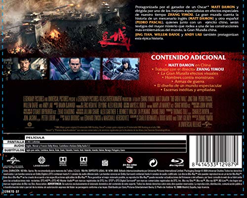 La Gran Muralla - Edición Horizontal (BD) [Blu-ray]
