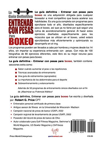 La guia definitiva - Entrenar con pesas para boxeo La guia definitiva - Entrenar con pesas para boxeo