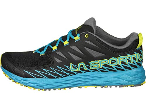 La Sportiva Lycan, Zapatillas de Trail Running para Hombre, Multicolor (Black/Tropical Blue 000), 45 EU