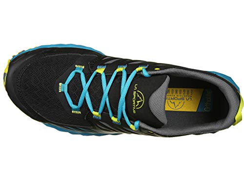 La Sportiva Lycan, Zapatillas de Trail Running para Hombre, Multicolor (Black/Tropical Blue 000), 45 EU