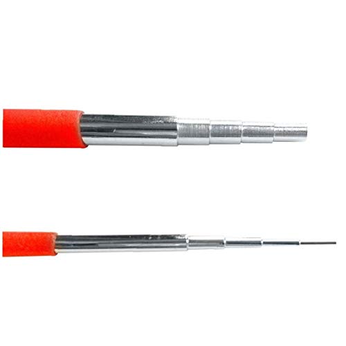 LAANCOO diámetro del Anillo de medición Diámetro de Varilla de medición joyería Anillo Barra de Herramientas Metal Forming 2pcs