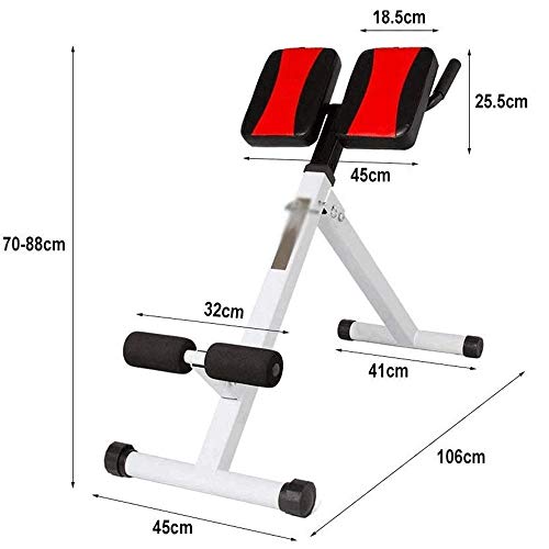 Laberry Máquinas de Espalda Sit-up Junta, Silla Romana de Interior casero Presidente de Ejercicios Multifuncional de la Cintura Abdominal Equipo de Cintura Abdominal Trainer