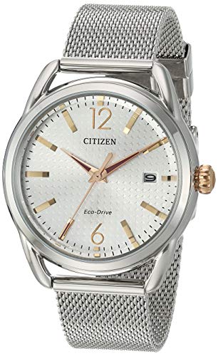 Ladies 'Disco de Citizen Eco-Drive L dos tonos acero inoxidable reloj fe6081 – 51 A