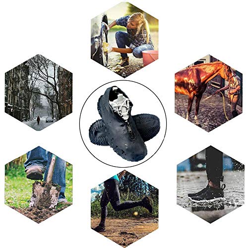 Lady of Luck Funda Impermeable de Silicona para La Lluvia, Prueba de Agua de Lluvia Nieve Zapatos Cubiertas del Zapato Fundas Impermeables (Negro-L) Lady of Luck Funda Impermeable de Silicona para La Lluvia, Prueba de Agua de Lluvia Nieve Zapatos Cubiertas del Zapato Fundas Impermeables (Negro-L)