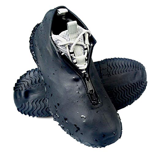 Lady of Luck Funda Impermeable de Silicona para La Lluvia, Prueba de Agua de Lluvia Nieve Zapatos Cubiertas del Zapato Fundas Impermeables (Negro-L) Lady of Luck Funda Impermeable de Silicona para La Lluvia, Prueba de Agua de Lluvia Nieve Zapatos Cubiertas del Zapato Fundas Impermeables (Negro-L)