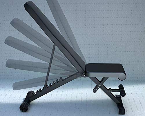Lady Sports Banco de Pesas Ajustable Banco de Entrenamiento Plegable Banco de Pesas multifunción Ejercicios de Gimnasio en casa (MODELO E) Lady Sports Banco de Pesas Ajustable Banco de Entrenamiento Plegable Banco de Pesas multifunción Ejercicios de Gimnasio en casa (MODELO E)