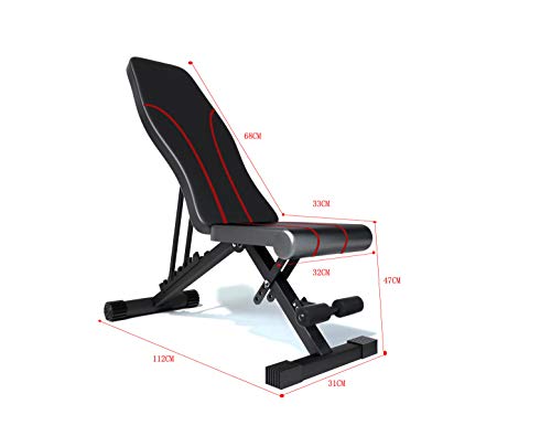 Lady Sports Banco de Pesas Ajustable Banco de Entrenamiento Plegable Banco de Pesas multifunción Ejercicios de Gimnasio en casa (MODELO E) Lady Sports Banco de Pesas Ajustable Banco de Entrenamiento Plegable Banco de Pesas multifunción Ejercicios de Gimnasio en casa (MODELO E)