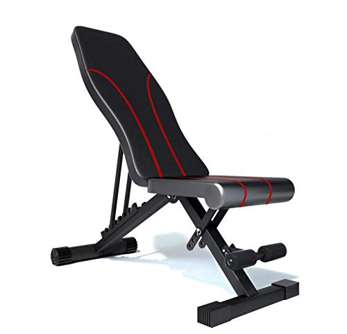 Lady Sports Banco de Pesas Ajustable Banco de Entrenamiento Plegable Banco de Pesas multifunción Ejercicios de Gimnasio en casa (MODELO E) Lady Sports Banco de Pesas Ajustable Banco de Entrenamiento Plegable Banco de Pesas multifunción Ejercicios de Gimnasio en casa (MODELO E)