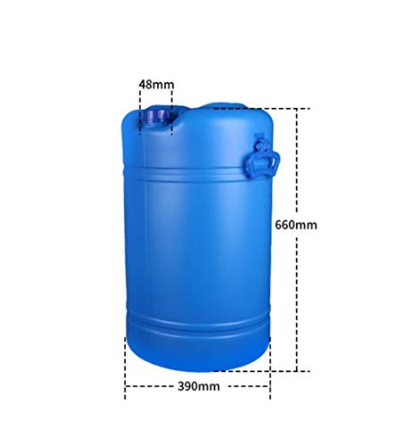 Lahshion Contenedor de plástico de 60 litros, bidón para Agua/Combustible