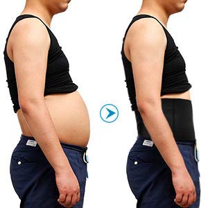 LaLaAreal Braga Faja Reductora Adelgazante Hombre Moldeadora Abdomen Lenvanta Gluteos para Fitness Running Boxeo (S, Negro-1)