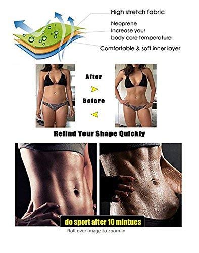 LaLaAreal Faja Reductora Adelgazante Abdomen Mujer Neopreno Body Moldeador para Deport Fiteness